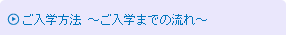 ご入学方法 ～ご入学までの流れ～