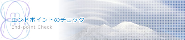 エンドポイントのチェック