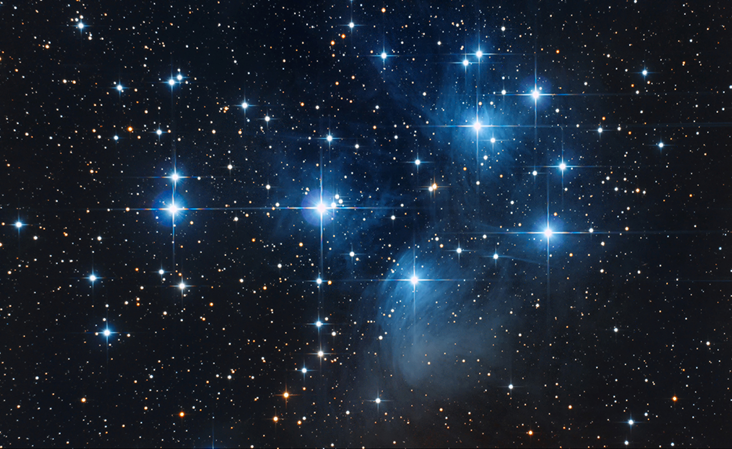 Pleiades,In,A,Dark,Night,Sky